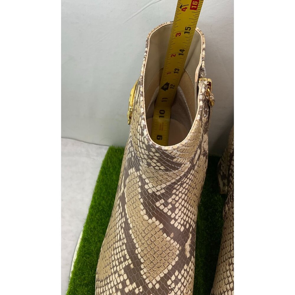 New Nib Ralph Lauren Wynne Ii Python Embossed Lea… - image 5